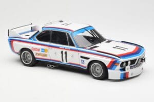 BMW 3.0 CSL #11 C. Amon / H. Stuck 24 Hours of Spa 1973 AUTOart 1:18 87347 Metalas - nuotrauka 6 iš 8