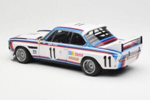 BMW 3.0 CSL #11 C. Amon / H. Stuck 24 Hours of Spa 1973 AUTOart 1:18 87347 Metalas - nuotrauka 7 iš 8