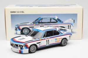 BMW 3.0 CSL #11 C. Amon / H. Stuck 24 Hours of Spa 1973 AUTOart 1:18 87347 Metalas - nuotrauka 8 iš 8