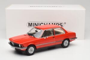 BMW 316 E21 Raudonas Minichamps 1:18 107024100 Derva - nuotrauka 6 iš 6
