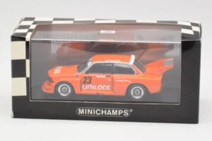 BMW 320i Group 5 #23 E. Cheever / G. Villeneuve 6 Hours of Mosport Class Winners 1977 Damaged Spoiler Minichamps 1:43 4007723 - nuotrauka 5 iš 5