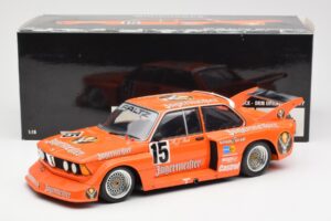 BMW 320i #15 Jägermeister H-J. Stuck Winner DRM Eifelrennen 1977 Minichamps 1:18 180772115 Metalas - nuotrauka 8 iš 8