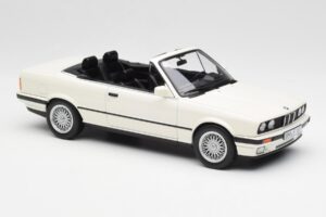 BMW 325i E30 Kabrioletas Alpine Baltas Norev 1:18 183213 Metalas - nuotrauka 4 iš 6