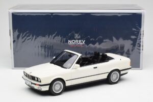 BMW 325i E30 Kabrioletas Alpine Baltas Norev 1:18 183213 Metalas - nuotrauka 6 iš 6
