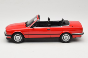 BMW 325i E30 Kabrioletas Ryškiai Raudonas Otto 1:18 OT1194 Derva - nuotrauka 3 iš 6