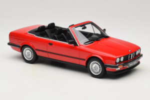 BMW 325i E30 Kabrioletas Ryškiai Raudonas Otto 1:18 OT1194 Derva - nuotrauka 4 iš 6