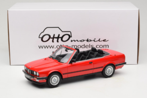 BMW 325i E30 Kabrioletas Ryškiai Raudonas Otto 1:18 OT1194 Derva - nuotrauka 6 iš 6