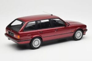 BMW 325i E30 Touring Raudonas Metallic Norev 1:18 183218 Metalas - nuotrauka 2 iš 6