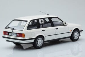 BMW 325i E30 Touring Baltas Riboto Leidimo Norev 1:18 183217 Metalas - nuotrauka 2 iš 6