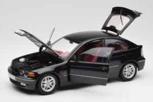 BMW 325Ti Compact E46 Juodas Kyosho 1:18 80430024440 Metalas - nuotrauka 2 iš 7