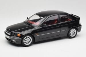 BMW 325Ti Compact E46 Juodas Kyosho 1:18 80430024440 Metalas