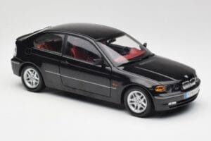 BMW 325Ti Compact E46 Juodas Kyosho 1:18 80430024440 Metalas - nuotrauka 5 iš 7