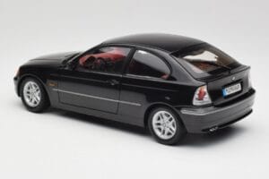 BMW 325Ti Compact E46 Juodas Kyosho 1:18 80430024440 Metalas - nuotrauka 6 iš 7