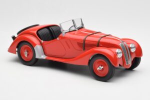 BMW 328 Raudonas Minichamps 1:18 155025031 Metalas - nuotrauka 4 iš 6