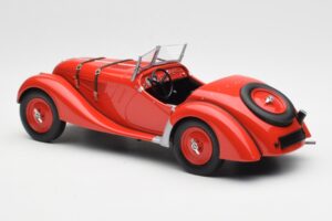 BMW 328 Raudonas Minichamps 1:18 155025031 Metalas - nuotrauka 5 iš 6