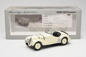 BMW 328 Roadster Baltas Minichamps 1:18 80432411548 Metalas - nuotrauka 6 iš 6