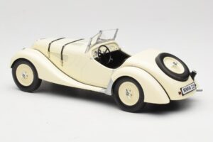BMW 328 Roadster Baltas Minichamps 1:18 80435A8F228 Metalas - nuotrauka 3 iš 6