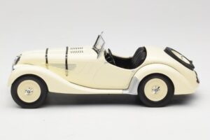 BMW 328 Roadster Baltas Minichamps 1:18 80435A8F228 Metalas - nuotrauka 5 iš 6