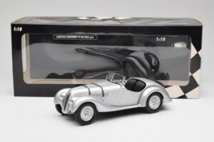 BMW 328 Sidabrinis Minichamps 1:18 155025030 Metalas - nuotrauka 6 iš 6