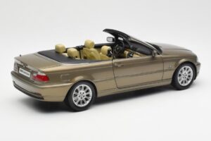 BMW 328Ci E46 Kabrioletas Individual Žalvaris Metalinis Riboto Leidimo Kyosho 1:18 80430395004 Metalas - nuotrauka 3 iš 8