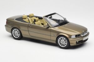 BMW 328Ci E46 Kabrioletas Individual Žalvaris Metalinis Riboto Leidimo Kyosho 1:18 80430395004 Metalas - nuotrauka 6 iš 8