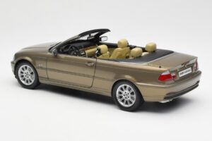 BMW 328Ci E46 Kabrioletas Individual Žalvaris Metalinis Riboto Leidimo Kyosho 1:18 80430395004 Metalas - nuotrauka 7 iš 8