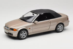 BMW 328i E46 Kabrioletas Sand Beige Metallic Kyosho 1:18 80430009756 Metalas - nuotrauka 3 iš 9