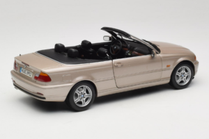 BMW 328i E46 Kabrioletas Sand Beige Metallic Kyosho 1:18 80430009756 Metalas - nuotrauka 4 iš 9