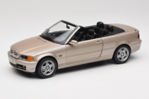 BMW 328i E46 Kabrioletas Sand Beige Metallic Kyosho 1:18 80430009756 Metalas