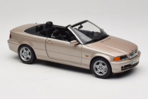 BMW 328i E46 Kabrioletas Sand Beige Metallic Kyosho 1:18 80430009756 Metalas - nuotrauka 7 iš 9