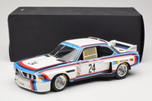 BMW 3.5 CSL #24 H. Stuck / S. Posey 12 Hours of Sebring 1975 Minichamps 1:18 80430139188 Metalas - nuotrauka 8 iš 8