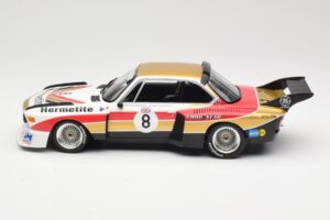 BMW 3.5 CSL E9 Hermetite #8 J. Fitzpatrick / T. Walkinshaw 1000 km Nurburgring 1976 Minichamps 1:18 155762608 Metalas - nuotrauka 3 iš 6