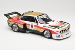 BMW 3.5 CSL E9 Hermetite #8 J. Fitzpatrick / T. Walkinshaw 1000 km Nurburgring 1976 Minichamps 1:18 155762608 Metalas - nuotrauka 4 iš 6