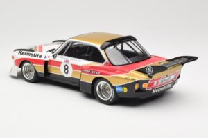 BMW 3.5 CSL E9 Hermetite #8 J. Fitzpatrick / T. Walkinshaw 1000 km Nurburgring 1976 Minichamps 1:18 155762608 Metalas - nuotrauka 5 iš 6