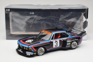 BMW 3.5 CSL E9 #3 A. de Fierlant / H. Grohs 6 Hours Silverstone 1976 Minichamps 1:18 155762603 Metalas - nuotrauka 6 iš 6