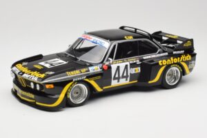 BMW 3.5 CSL E9 #44 A.S.P.M. Tanday Music J-C. Justice / J. Belin 24 Hours of Le Mans 1976 Minichamps 1:18 155762644 Metalas