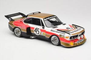 BMW 3.5 CSL E9 #45 Hermetite T. Walkinshaw / J. Fitzpatrick 24 Hours of Le Mans 1976 Minichamps 1:18 155762645 Metalas - nuotrauka 4 iš 6