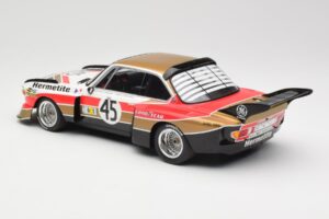 BMW 3.5 CSL E9 #45 Hermetite T. Walkinshaw / J. Fitzpatrick 24 Hours of Le Mans 1976 Minichamps 1:18 155762645 Metalas - nuotrauka 5 iš 6