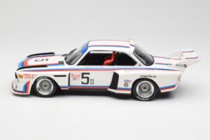 BMW 3.5 CSL E9 #5 K. Miller / D. Cowart 6 Hours of Watkins Glen 1979 Minichamps 1:18 155792605 Metalas - nuotrauka 3 iš 6