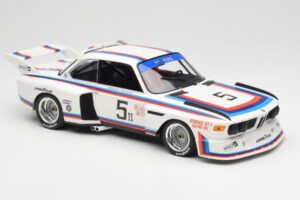 BMW 3.5 CSL E9 #5 K. Miller / D. Cowart 6 Hours of Watkins Glen 1979 Minichamps 1:18 155792605 Metalas - nuotrauka 4 iš 6