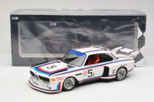 BMW 3.5 CSL E9 #5 K. Miller / D. Cowart 6 Hours of Watkins Glen 1979 Minichamps 1:18 155792605 Metalas - nuotrauka 6 iš 6