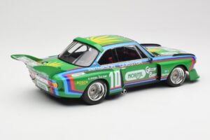 BMW 3.5 CSL E9 Schnitzer #10 D. Quester / R. Peterson 6 Hours Watkins Glen 1976 Minichamps 1:18 155762610 Metalas - nuotrauka 2 iš 6