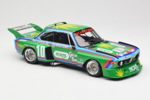 BMW 3.5 CSL E9 Schnitzer #10 D. Quester / R. Peterson 6 Hours Watkins Glen 1976 Minichamps 1:18 155762610 Metalas - nuotrauka 4 iš 6