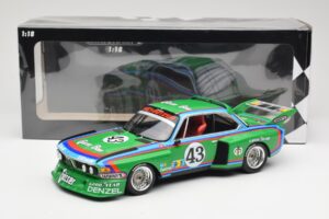 BMW 3.5 CSL E9 Schnitzer #43 D. Quester / A. Krebs 24 Hours of Le Mans 1976 Minichamps 1:18 155762643 Metalas - nuotrauka 6 iš 6
