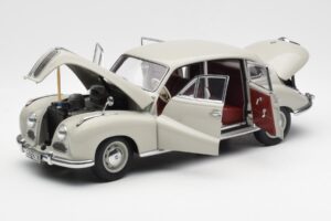 BMW 501 Cortina Pilkas AUTOart 1:18 80430393098 Metalas - nuotrauka 2 iš 8