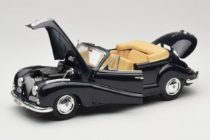 BMW 502 Kabrioletas Juodas Maisto 1:18 31817 Metalas - nuotrauka 2 iš 8
