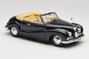 BMW 502 Kabrioletas Juodas Maisto 1:18 31817 Metalas - nuotrauka 6 iš 8