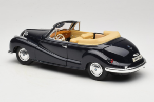 BMW 502 Kabrioletas Juodas Maisto 1:18 31817 Metalas - nuotrauka 7 iš 8