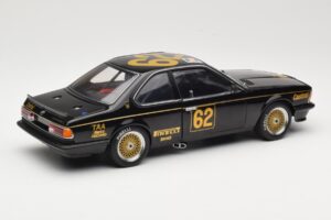 BMW 635 CSi E24 #62 J. Richards JPS Team BMW ATCC Winner 1985 AUTOart 1:18 88548 Metalas - nuotrauka 3 iš 8