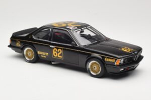 BMW 635 CSi E24 #62 J. Richards JPS Team BMW ATCC Winner 1985 AUTOart 1:18 88548 Metalas - nuotrauka 6 iš 8